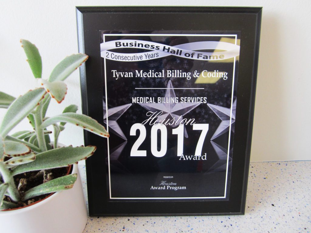 Tyvan Honored By Houston Business Awards For Second Consecutive Year